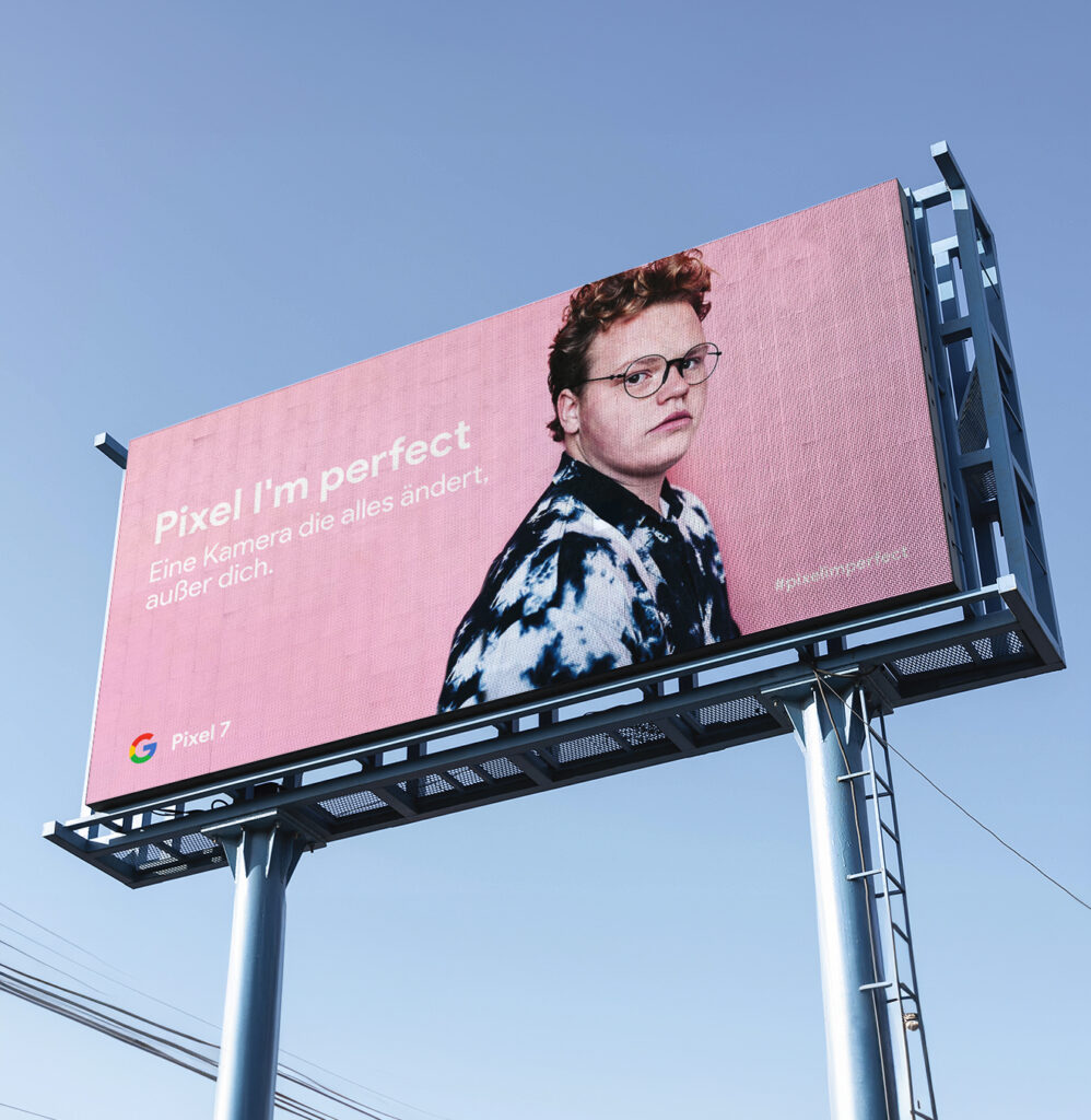 Google Pixel Billboard Mockup